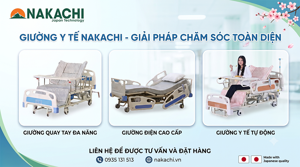 Giường y tế cho người già nakachi